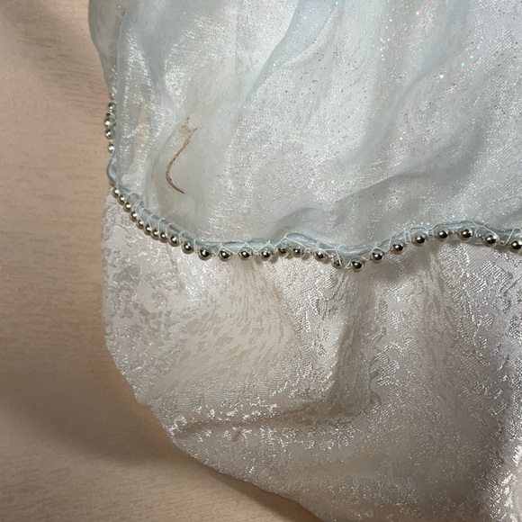 14” Porcelain Angel Fiber Optic Tree Topper-missing cord - Picture 4 of 13